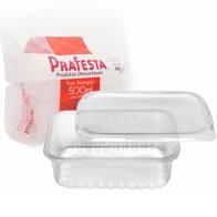 Pote Retangular com Tampa 500 ml 24 Unidades